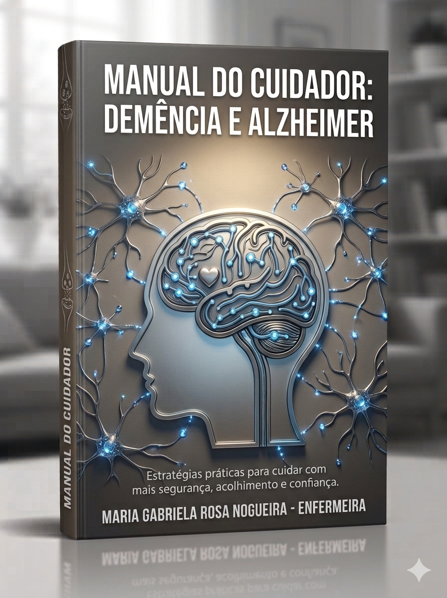 Capa original do e-book Manual do Cuidador: Demência e Alzheimer